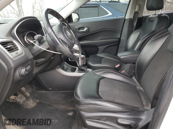 2018 Jeep Compass Latitude with VIN 3C4NJDBBXJT373401, listed as a Copart auction lot 50025585 with 125,182 mi miles and Salvage title. Bid and sale history available at DreamBid. Image 7.