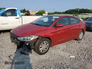 2017 Hyundai Elantra SE with VIN 5NPD74LF7HH111406, listed as a Copart auction lot 59159285 with 156,410 mi miles and Salvage title. Bid and sale history available at DreamBid. Image 1.