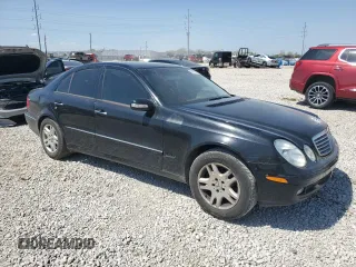 2003 Mercedes-Benz E 3.2L with VIN WDBUF65J83A148754, listed as a Copart auction lot 54560835 with 106,714 mi miles and Salvage Title. Bid and sale history available at carsss.com. Image 4.