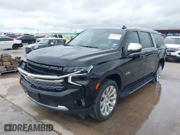 2024 Chevrolet Suburban Premier with VIN 1GNSCFKD9RR214598, listed as a IAAI auction lot 42201922 with 38,567 mi miles and . Bid and sale history available at DreamBid. Image 20.