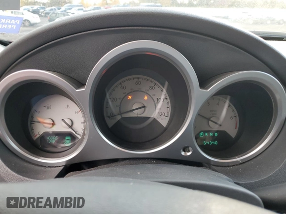 2007 Chrysler Sebring Limited with VIN 1C3LC66K27N535994, listed as a Copart auction lot 81200814 with 54,340 mi miles and Salvage title. Bid and sale history available at DreamBid. Image 9.