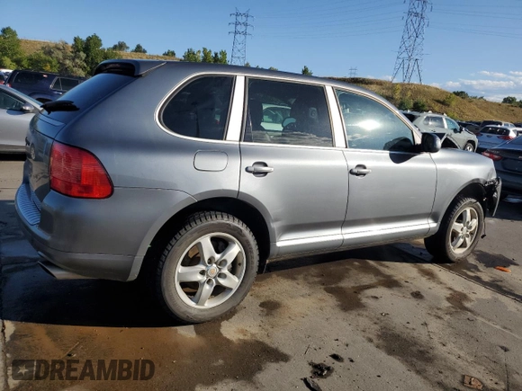 2005 Porsche Cayenne with VIN WP1AA29P45LA24917, listed as a Copart auction lot 72141784 with 155,916 mi miles and Salvage Title. Bid and sale history available at carsss.com. Image 3.