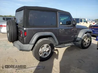 2018 Jeep Wrangler Sport with VIN 1C4GJXAG4JW150854, listed as a Copart auction lot 80236694 with 46,081 mi miles and Salvage Title. Bid and sale history available at carsss.com. Image 3.
