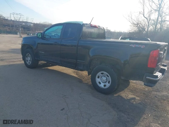 2020 Chevrolet Colorado 4WD Work Truck with VIN 1GCHTBEA9L1214443, listed as a IAAI auction lot 41563832 with 76,099 mi miles. Bid and sale history available at carsss.com. Image 3.
