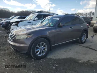 2008 Infiniti FX35 with VIN JNRAS08WX8X207702, listed as a Copart auction lot 45349525 with 170,584 mi miles and Salvage Title. Bid and sale history available at carsss.com. Image 1.