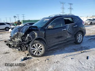 2016 Nissan Rogue SV with VIN 5N1AT2MT0GC918721, listed as a Copart auction lot 45883405 with 42,368 mi miles and Salvage Title. Bid and sale history available at DreamBid. Image 1.