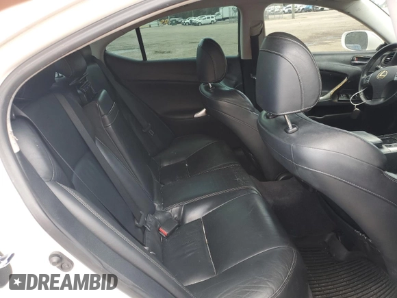 2011 Lexus IS 250 with VIN JTHBF5C20B5136540, listed as a Copart auction lot 63592465 with 141,137 mi miles and Salvage title. Bid and sale history available at DreamBid. Image 10.