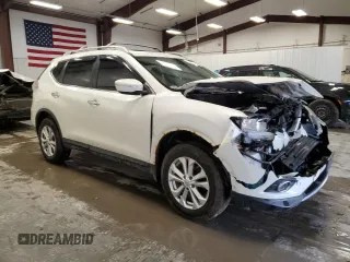 2015 Nissan Rogue SV with VIN 5N1AT2MV3FC886962, listed as a Copart auction lot 48184185 with 160,894 mi miles and Salvage Title. Bid and sale history available at carsss.com. Image 4.