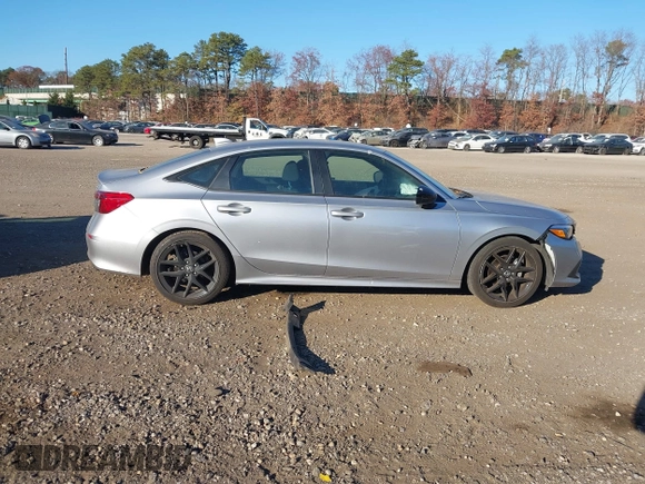 2022 Honda Civic Sedan Sport with VIN 2HGFE2F53NH602230, listed as a IAAI auction lot 40897569 with 25,801 mi miles. Bid and sale history available at carsss.com. Image 13.