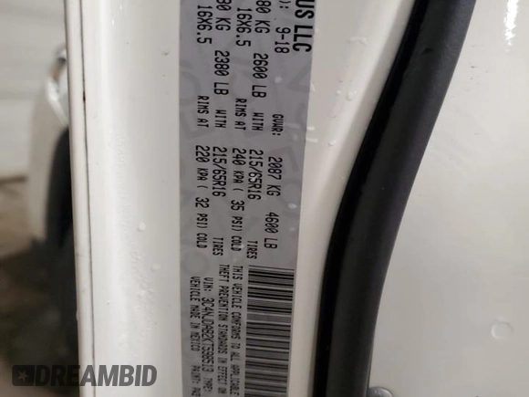 2019 Jeep Compass Sport with VIN 3C4NJDAB2KT598513, listed as a Copart auction lot 83871674 with 65,193 mi miles and Salvage title. Bid and sale history available at DreamBid. Image 13.
