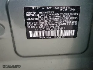 2015 Subaru Forester 2.5i Touring with VIN JF2SJAWC4FH493657, listed as a Copart auction lot 48816835 with 171,264 mi miles and Salvage Title. Bid and sale history available at carsss.com. Image 14.