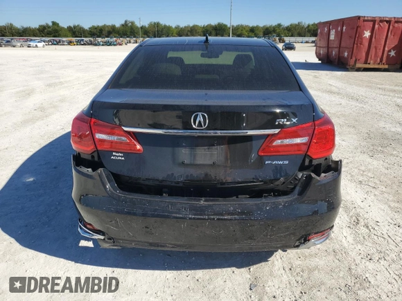 2017 Acura RLX w/Technology Pkg with VIN JH4KC1F57HC000692, listed as a Copart auction lot 82865294 with 103,131 mi miles and Salvage Title. Bid and sale history available at carsss.com. Image 6.