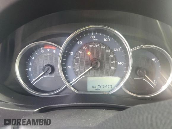 2016 Toyota Corolla L with VIN 5YFBURHE7GP394713, listed as a Copart auction lot 43056445 with 197,477 mi miles and Non repairable. Bid and sale history available at DreamBid. Image 9.