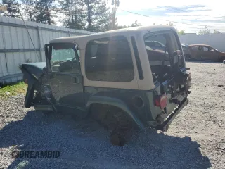 2000 Jeep Wrangler Sahara with VIN 1J4FA59S0YP720856, listed as a Copart auction lot 73128204 with 0 mi miles and Clean Title. Bid and sale history available at carsss.com. Image 2.