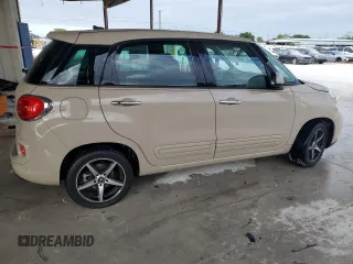 2014 FIAT 500L Easy with VIN ZFBCFABH4EZ021136, listed as a Copart auction lot 84444714 with 88,461 mi miles and Salvage Title. Bid and sale history available at carsss.com. Image 3.