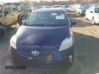 2013 Toyota Prius One with VIN JTDKN3DU4D1649342, listed as a IAAI auction lot 41075978 with 138,768 mi miles. Bid and sale history available at carsss.com. Image 12.