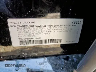 2017 Audi A8 с VIN WAU44AFD6HN005883, выставлен на аукционе Copart как лот 60808845 с пробегом 96 781 миль миль и Списание • Salvage title. История ставок и продаж доступна на DreamBid. Изображение 13.