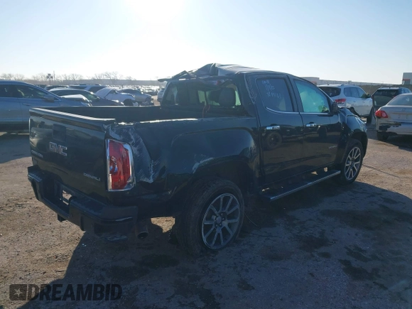 2019 GMC Canyon 4WD Denali with VIN 1GTG6EEN0K1106301, listed as a IAAI auction lot 41475337 with 1 mi miles. Bid and sale history available at carsss.com. Image 4.