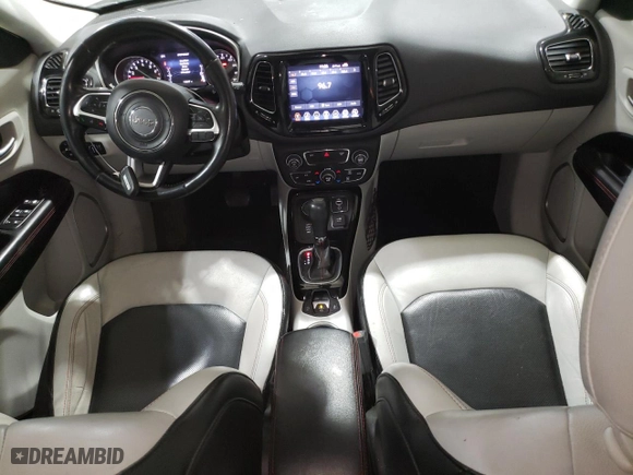 2020 Jeep Compass Limited with VIN 3C4NJDCBXLT111668, listed as a Copart auction lot 44782985 with 110,447 mi miles and Salvage Title. Bid and sale history available at carsss.com. Image 8.
