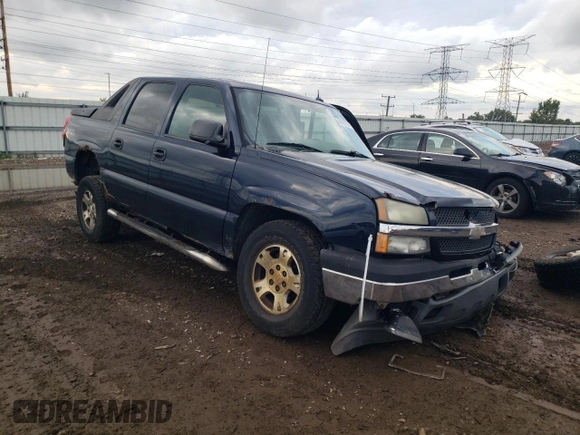 2005 Chevrolet Avalanche Z71 with VIN 3GNEK12Z75G258687, listed as a Copart auction lot 69597804 with 214,804 mi miles and Salvage Title. Bid and sale history available at carsss.com. Image 4.
