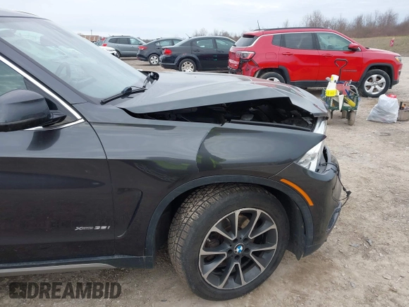 2017 BMW X5 xDrive35i with VIN 5UXKR0C59H0V50278, listed as a IAAI auction lot 41930383 with 123,786 mi miles. Bid and sale history available at carsss.com. Image 18.
