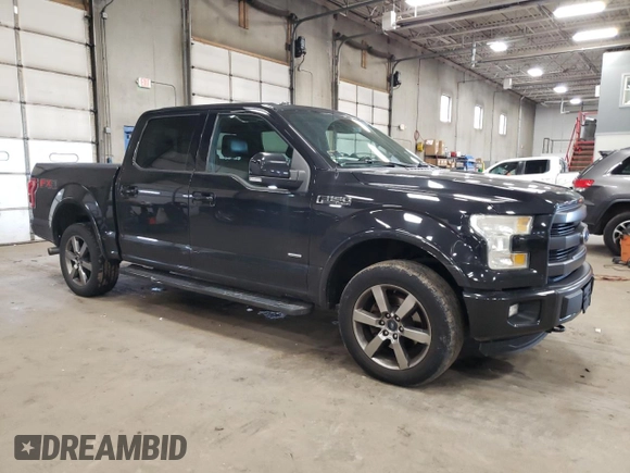 2015 Ford F-150 XLT with VIN 1FTEW1EG4FFA01013, listed as a Copart auction lot 54373495 with 132,401 mi miles and Salvage Title. Bid and sale history available at carsss.com. Image 4.