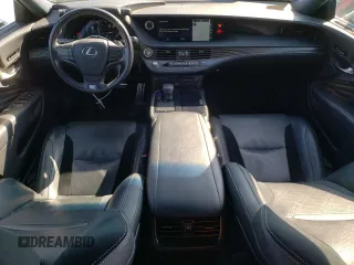 2018 Lexus LS with VIN JTHC51FF4J5001820, listed as a Copart auction lot 45569585 with 95,505 mi miles and Salvage Title. Bid and sale history available at carsss.com. Image 8.