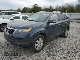 2011 Kia Sorento LX with VIN 5XYKT4A20BG158875, listed as a Copart auction lot 50928455 with 164,784 mi miles and Salvage Title. Bid and sale history available at carsss.com. Image 1.