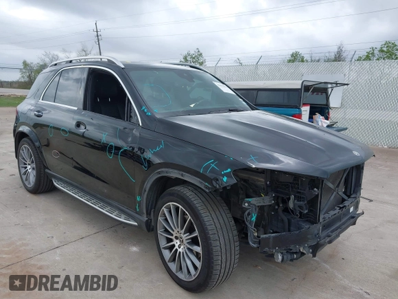 2021 Mercedes-Benz GLE 350 z VIN 4JGFB4JB4MA379074, wystawiony jako IAAI lot #41892935 z przebiegiem 78 465 mil mil oraz . Historia ofert i sprzedaży dostępna na DreamBid. Obrazek 1.