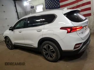2019 Hyundai Santa Fe Ultimate with VIN 5NMS5CAA7KH018775, listed as a Copart auction lot 48973765 with 84,097 mi miles and Salvage Title. Bid and sale history available at carsss.com. Image 2.
