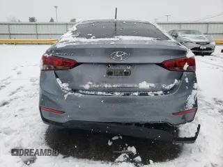2018 Hyundai Accent SEL with VIN 3KPC24A3XJE020966, listed as a Copart auction lot 81124754 with 0 mi miles and Non Repairable. Bid and sale history available at carsss.com. Image 6.