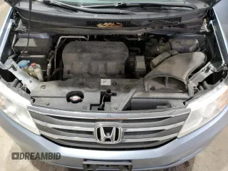 2013 Honda Odyssey EX-L with VIN 5FNRL5H68DB059146, listed as a Copart auction lot 47190105 with 200,378 mi miles and Salvage Title. Bid and sale history available at DreamBid. Image 12.