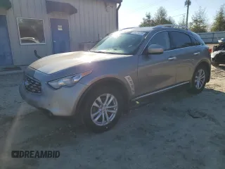 2009 Infiniti FX35 with VIN JNRAS18U59M104565, listed as a Copart auction lot 46276715 with 202,008 mi miles and Salvage Title. Bid and sale history available at carsss.com. Image 1.