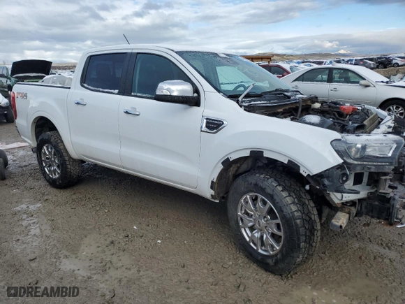 2023 Ford Ranger XL with VIN 1FTER4FH3PLE32400, listed as a Copart auction lot 49124055 with 42,471 mi miles and Salvage Title. Bid and sale history available at carsss.com. Image 4.