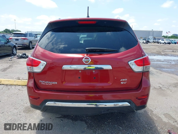 2016 Nissan Pathfinder S with VIN 5N1AR2MM5GC628370, listed as a IAAI auction lot 42193653 with 149,120 mi miles and . Bid and sale history available at DreamBid. Image 17.