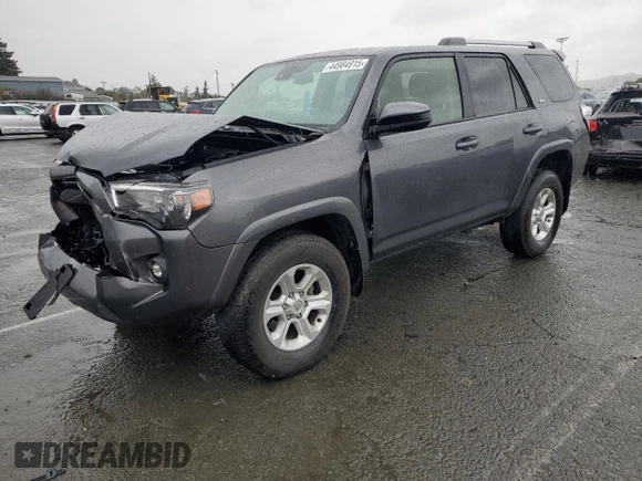 2023 Toyota 4Runner SR5 with VIN JTEMU5JR4P6100122, listed as a Copart auction lot 44984915 with 23,588 mi miles and Salvage title. Bid and sale history available at DreamBid. Image 1.