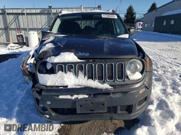 2017 Jeep Renegade Sport с VIN ZACCJAAB2HPF02174, выставлен на аукционе Copart как лот 41386555 с пробегом 160 503 миль миль и Списание • Salvage title. История ставок и продаж доступна на DreamBid. Изображение 5.