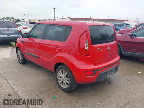 2012 Kia Soul + with VIN KNDJT2A63C7357081, listed as a IAAI auction lot 41969447 with 1 mi miles. Bid and sale history available at carsss.com. Image 3.