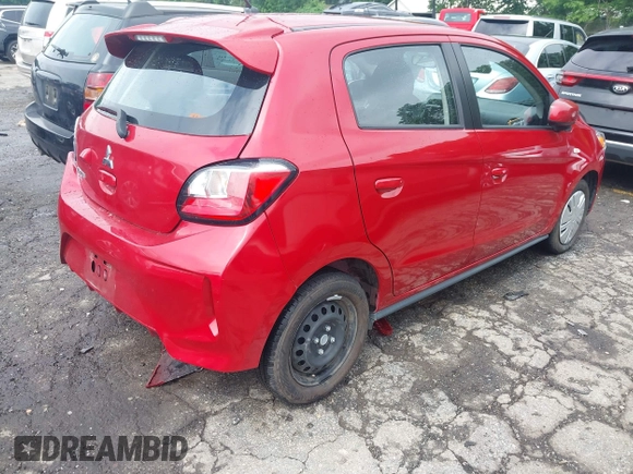 2021 Mitsubishi Mirage ES z VIN ML32AUHJ1MH009083, wystawiony jako IAAI lot #42189679 z przebiegiem 65 169 mil mil oraz . Historia ofert i sprzedaży dostępna na DreamBid. Obrazek 4.