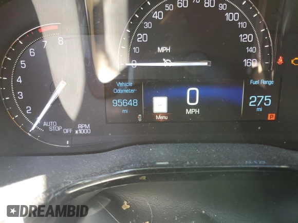 2017 Cadillac XT5 Premium Luxury FWD with VIN 1GYKNCRS5HZ198298, listed as a Copart auction lot 48212495 with 95,648 mi miles and Salvage Title. Bid and sale history available at DreamBid. Image 9.