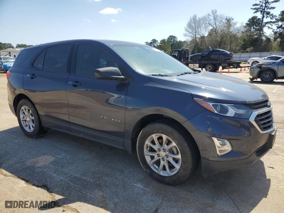 2018 Chevrolet Equinox LS with VIN 3GNAXHEV4JL326382, listed as a Copart auction lot 48773265 with 129,542 mi miles and Salvage Title. Bid and sale history available at carsss.com. Image 4.