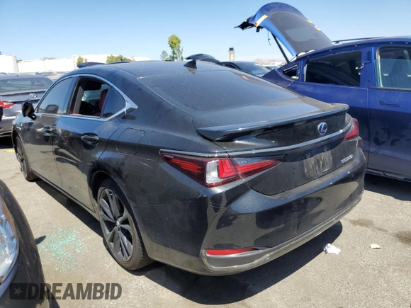 2022 Lexus ES 300h F Sport with VIN 58AGA1C11NU020221, listed as a Copart auction lot 59168514 with 69,184 mi miles and Clean title. Bid and sale history available at DreamBid. Image 2.