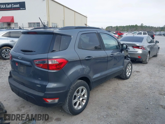 2018 Ford EcoSport SE with VIN MAJ3P1TE2JC176334, listed as a IAAI auction lot 41504055 with 80,948 mi miles and . Bid and sale history available at DreamBid. Image 4.