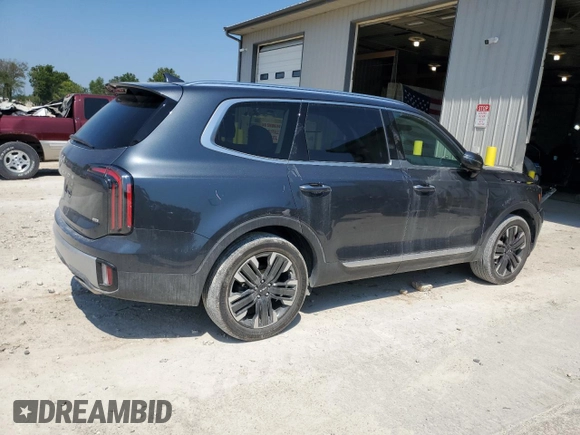 2023 Kia Telluride SX Prestige with VIN 5XYP5DGC5PG378049, listed as a Copart auction lot 68435954 with 16,573 mi miles and Salvage title. Bid and sale history available at DreamBid. Image 3.