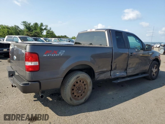 2008 Ford F-150 STX with VIN 1FTRX12W18KD18865, listed as a Copart auction lot 66065735 with 201,452 mi miles and Salvage title. Bid and sale history available at DreamBid. Image 3.