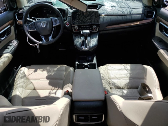 2018 Honda CR-V Touring with VIN 2HKRW2H97JH624757, listed as a Copart auction lot 54991355 with 24,278 mi miles and Salvage title. Bid and sale history available at DreamBid. Image 8.