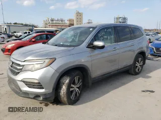 2017 Honda Pilot EX-L with VIN 5FNYF5H81HB017296, listed as a Copart auction lot 42967995 with 206,826 mi miles and Salvage title. Bid and sale history available at DreamBid. Image 1.