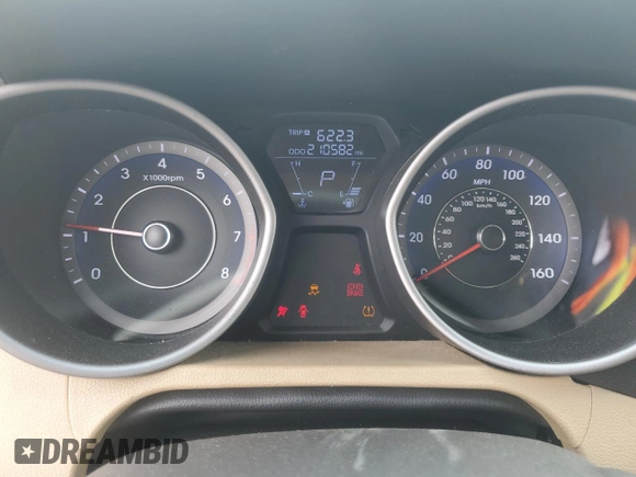 2011 Hyundai Elantra GLS с VIN KMHDH4AE2BU147441, выставлен на аукционе Copart как лот 61157415 с пробегом 210 582 миль миль и Списание • Salvage title. История ставок и продаж доступна на DreamBid. Изображение 9.