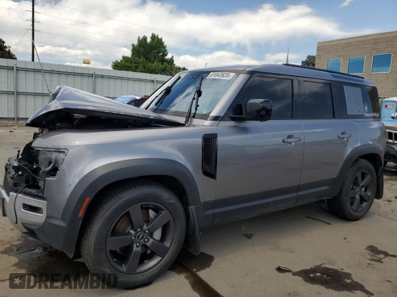 2020 Land Rover Defender HSE with VIN SALE9EEU6L2010232, listed as a Copart auction lot 61043835 with 59,479 mi miles and Salvage title. Bid and sale history available at DreamBid. Image 1.