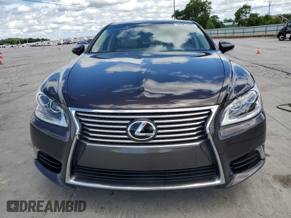 2015 Lexus LS 460 with VIN JTHBL5EF9F5136423, listed as a Copart auction lot 55967695 with 62,012 mi miles and Salvage title. Bid and sale history available at DreamBid. Image 5.